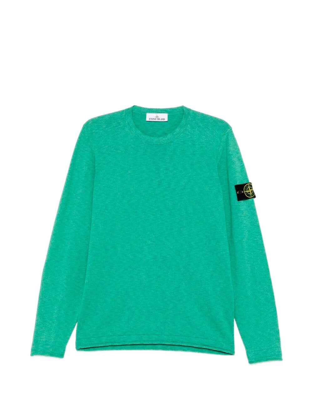 Stone Island Men Stocking Stitch Organic Cotton Nylon Crewneck STONE ISLAND