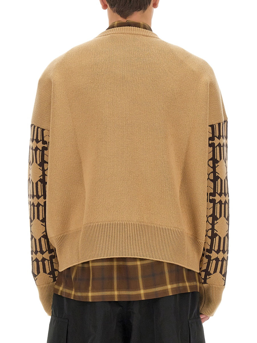 Palm Angels Men Jacquard Sweater PALM ANGELS