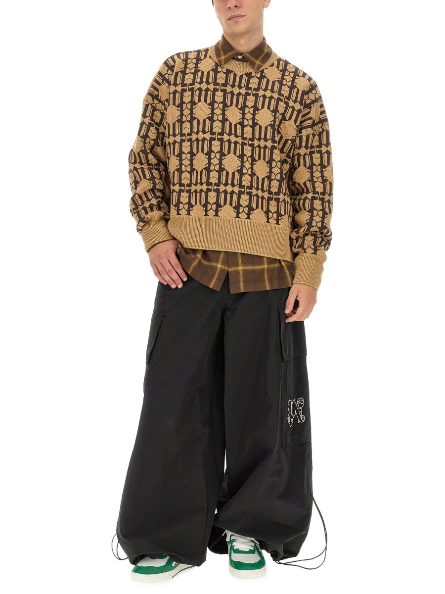Palm Angels Men Jacquard Sweater PALM ANGELS