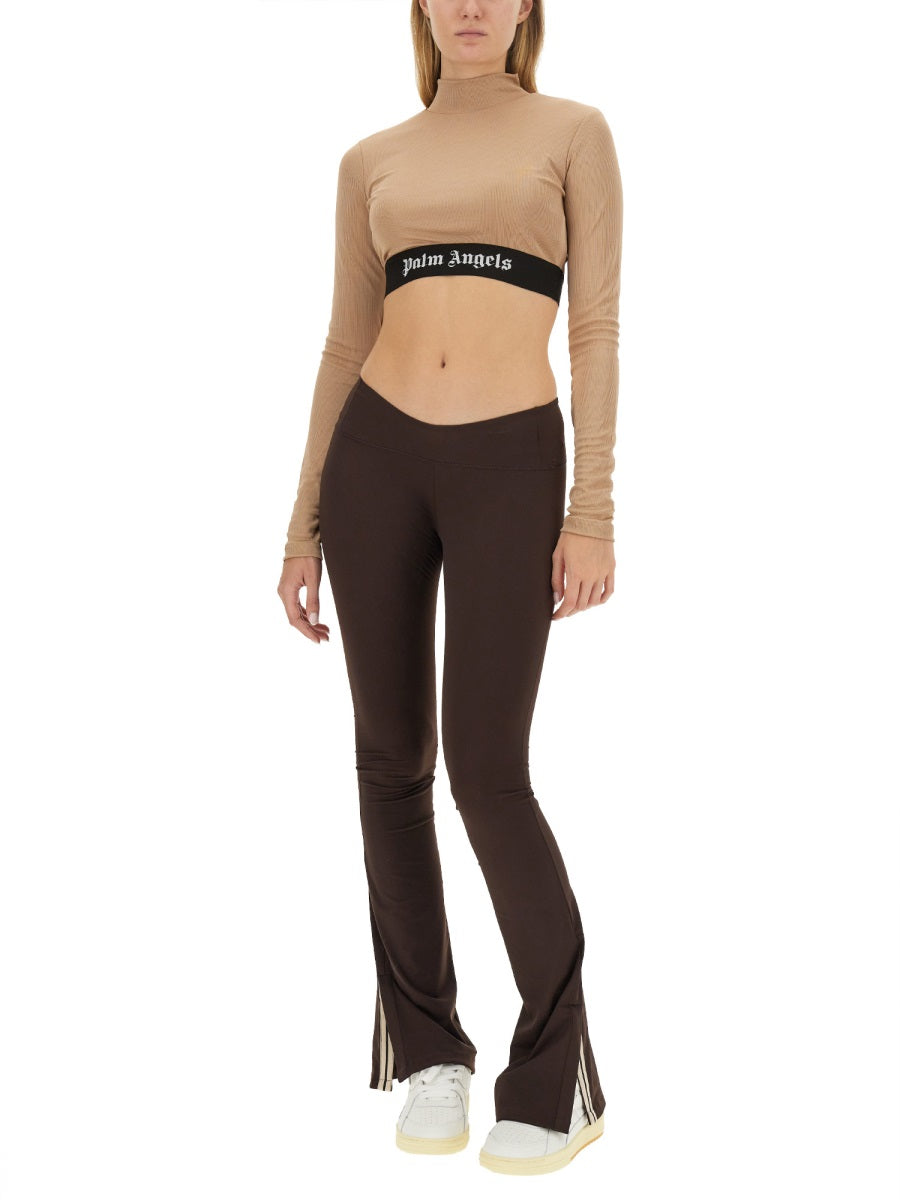 Palm Angels Women Cropped Top With Logo PALM ANGELS
