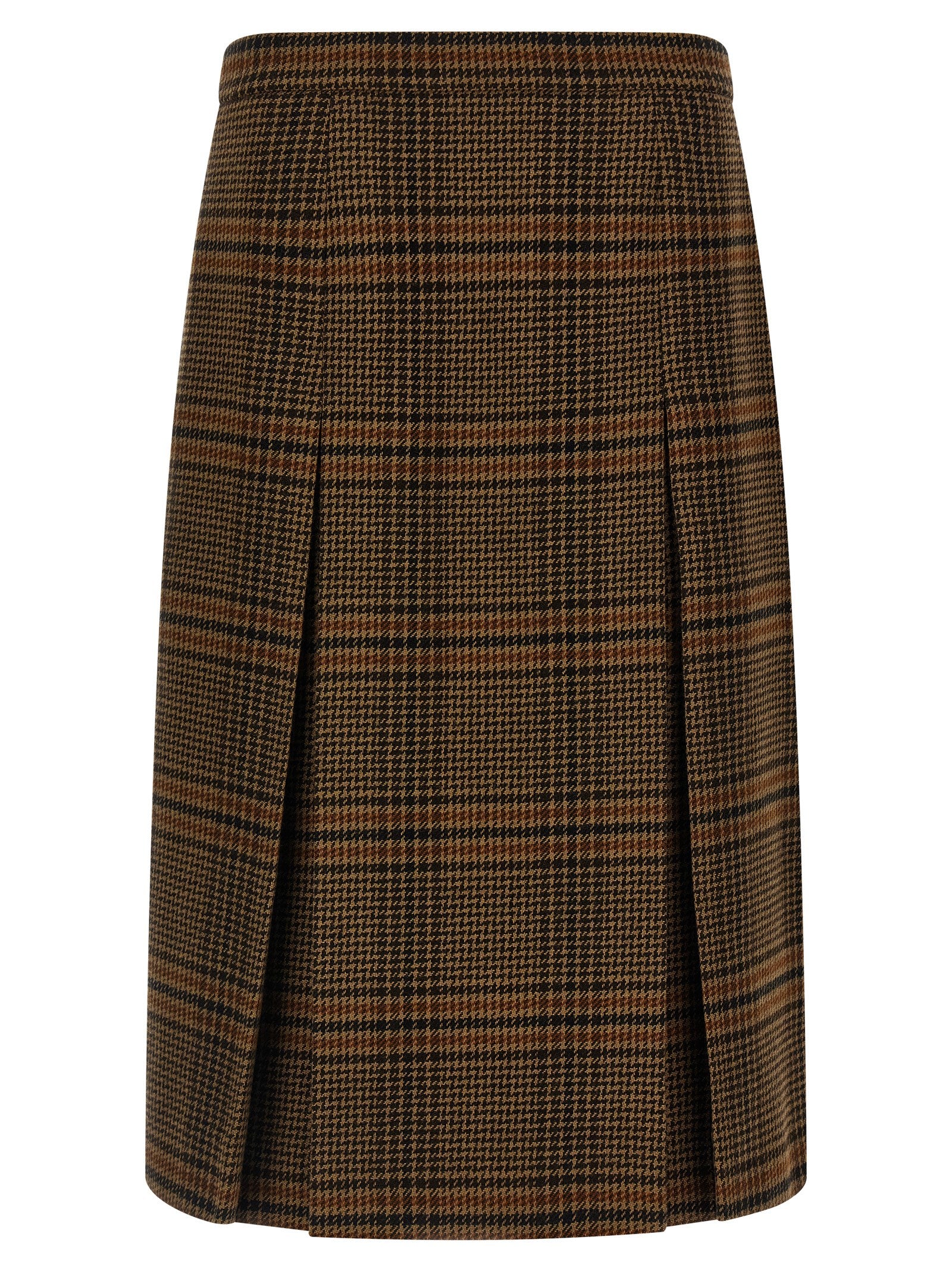 Saint Laurent Women Prince Of Wales Skirt SAINT LAURENT