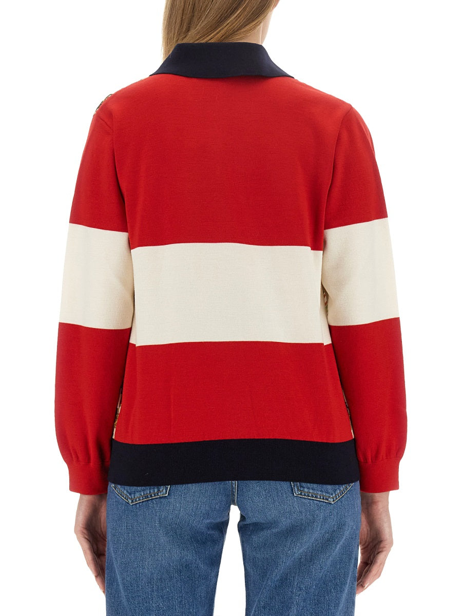Gucci Women Extra Fine Wool Cardigan With Print GUCCI