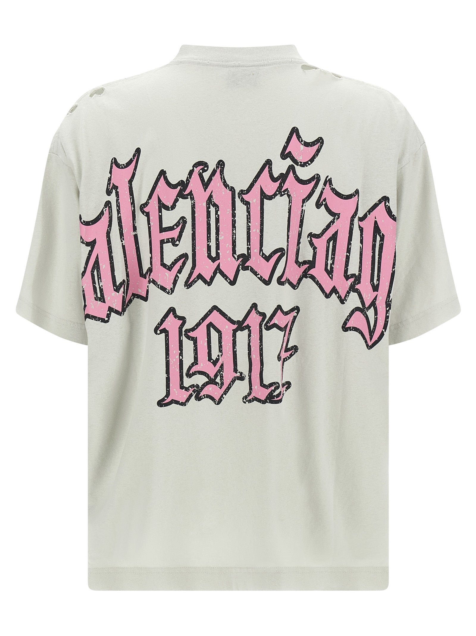 Balenciaga Women 'Blackletter Script' T-Shirt BALENCIAGA