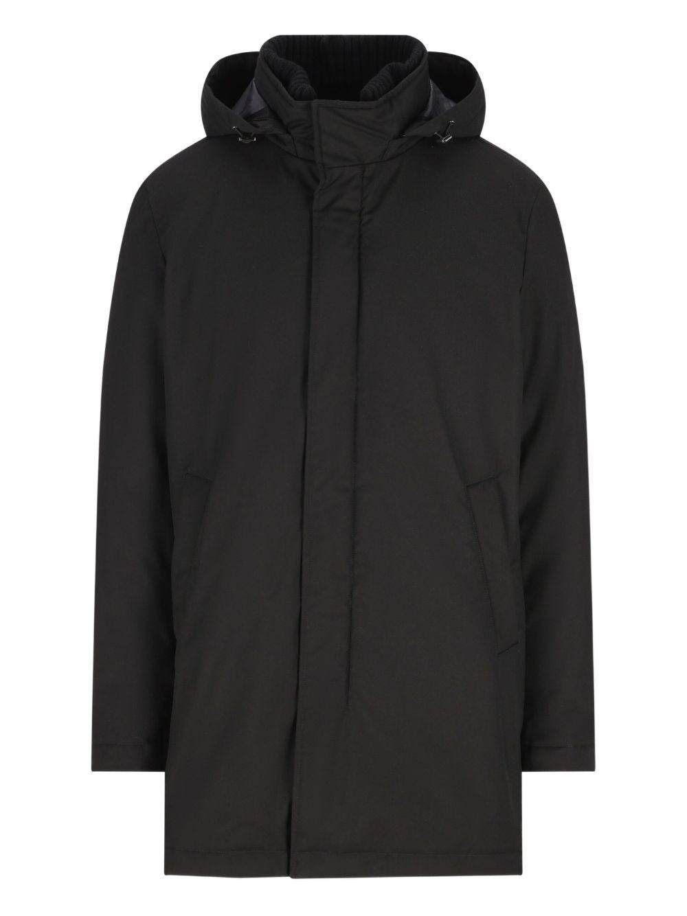 Herno Men Parka In New Business Technical Fabric And Ultralight Nylon HERNO