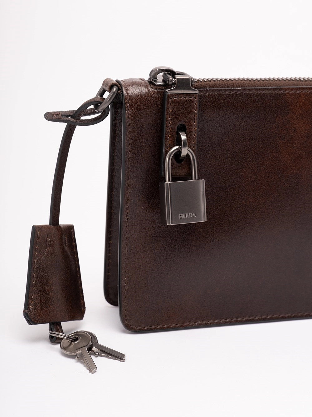 Prada Men Vintage Leather Mini Bag PRADA