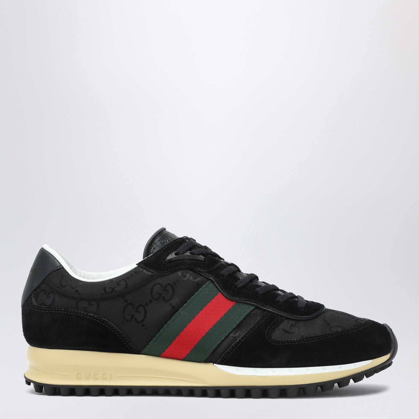 Gucci Sneakers Re-Motion In Black Gg Fabric Men GUCCI