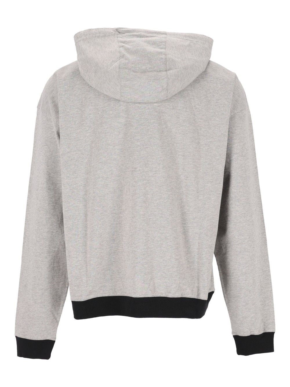 Versace Men Cotton Jersey Sweatshirt With Print VERSACE