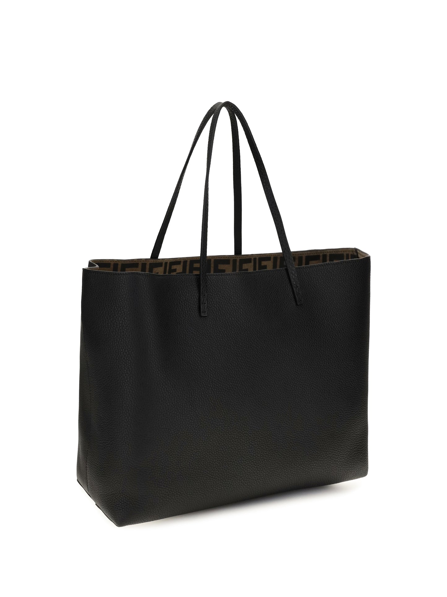 Fendi Women Medium Roll Roman Leather Shopping Bag FENDI