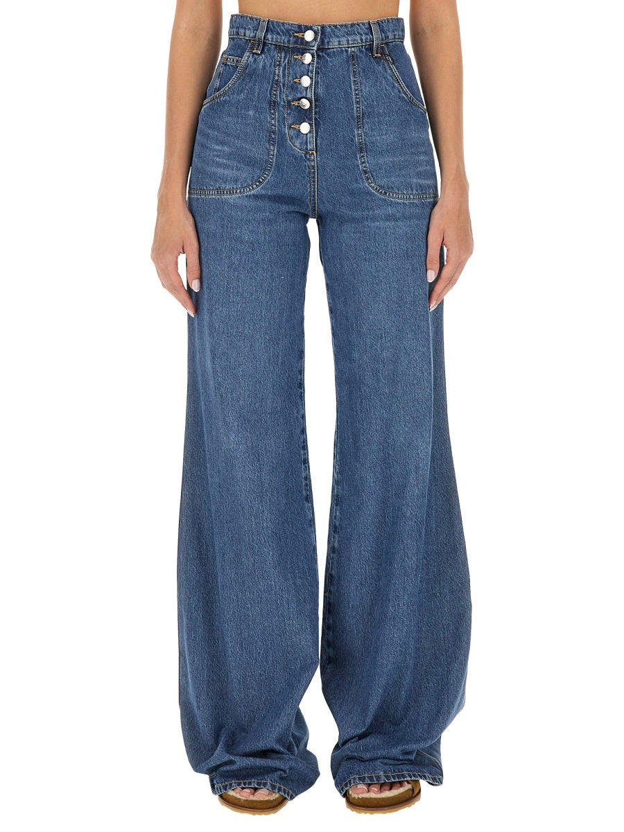 Etro Women Jeans With Foliage Pockets ETRO