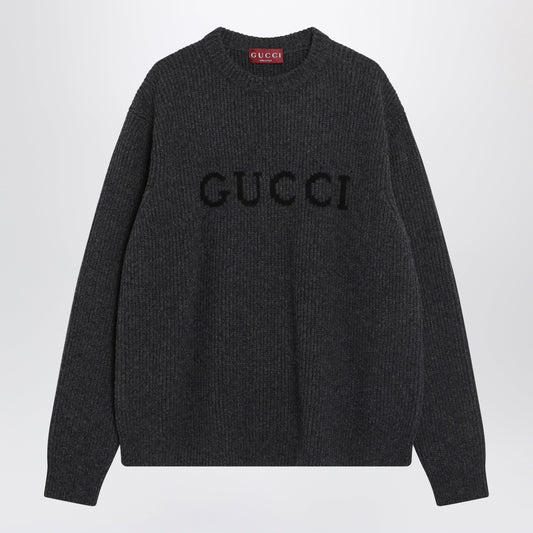 Gucci Gray Wool And Cashmere Sweater Men