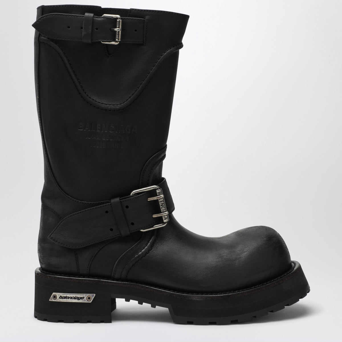 Balenciaga Venom Boots In Black Calf Leather Men BALENCIAGA