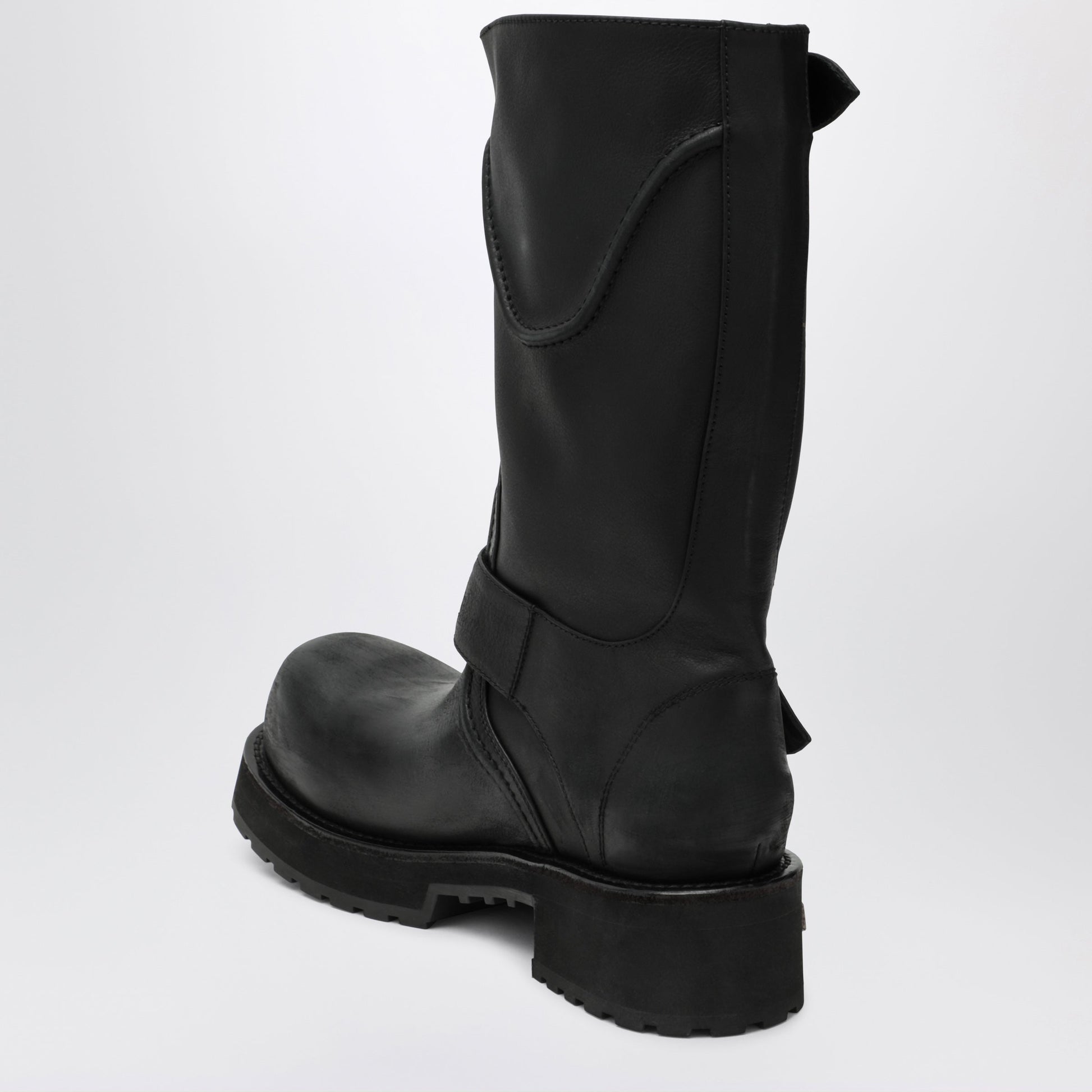 Balenciaga Venom Black Calfskin Boots Women BALENCIAGA
