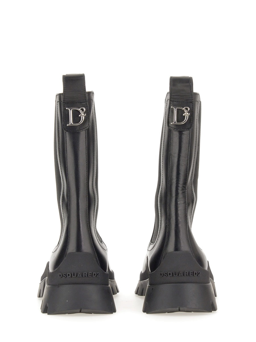 Dsquared Women Leather Boot DSQUARED2