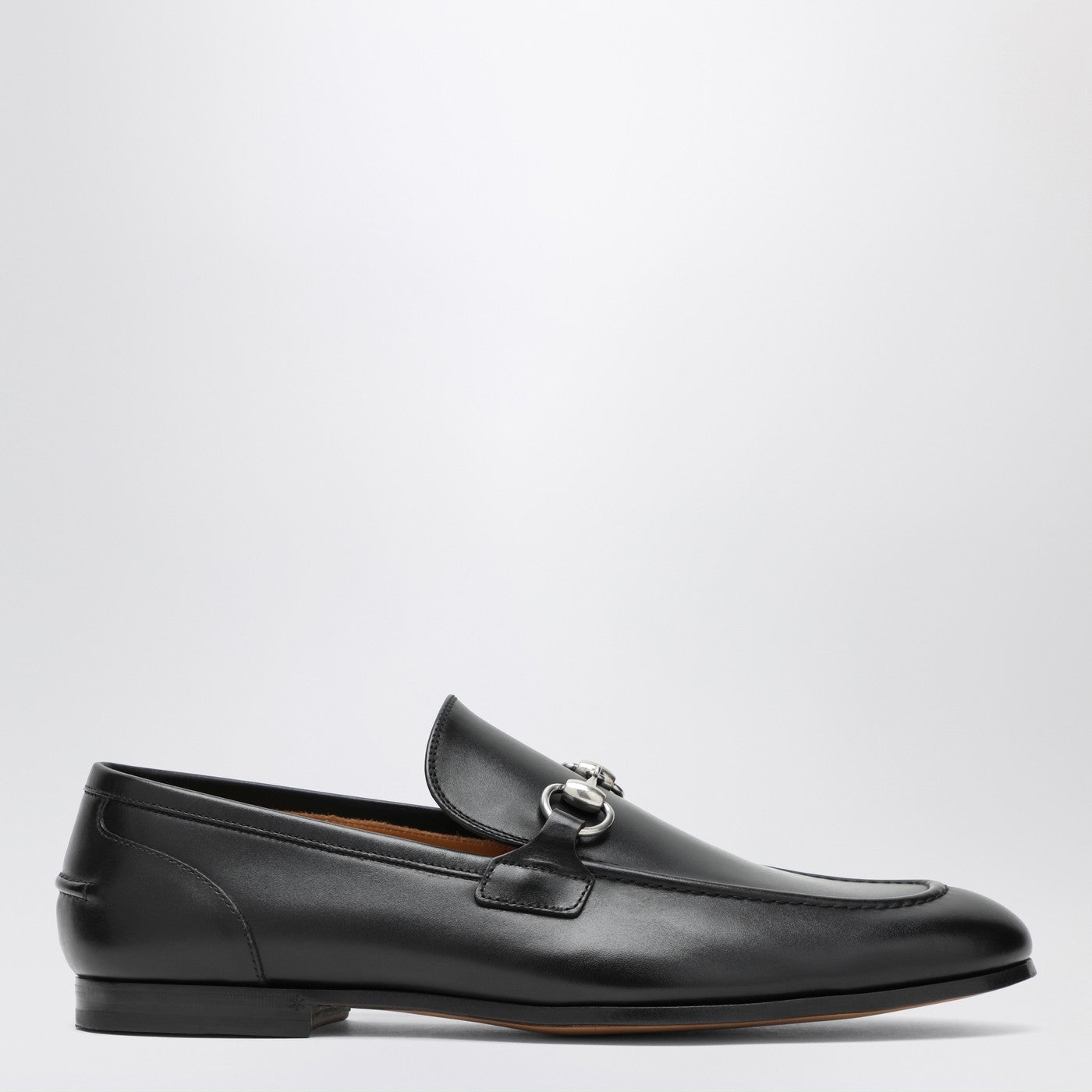Gucci Black Moccasin With Buckle Men GUCCI