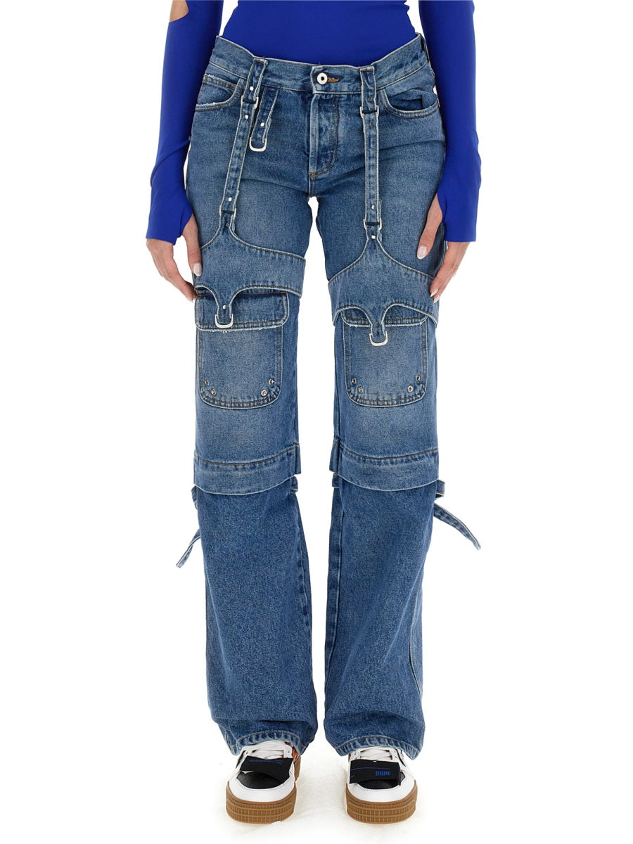 Off-White Women Cargo Jeans OFF-WHITE
