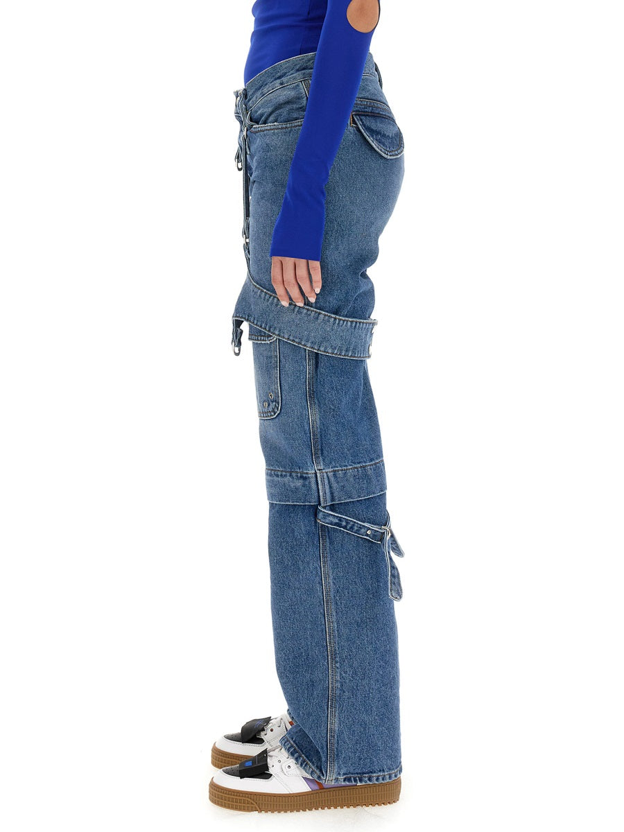 Off-White Women Cargo Jeans OFF-WHITE