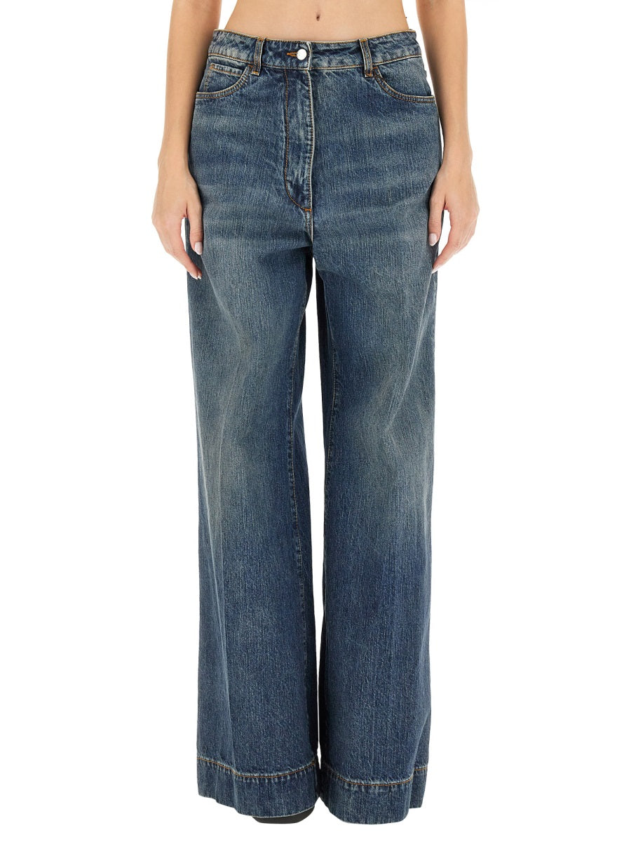 Etro Women Jeans With Embroidered Pegasus ETRO