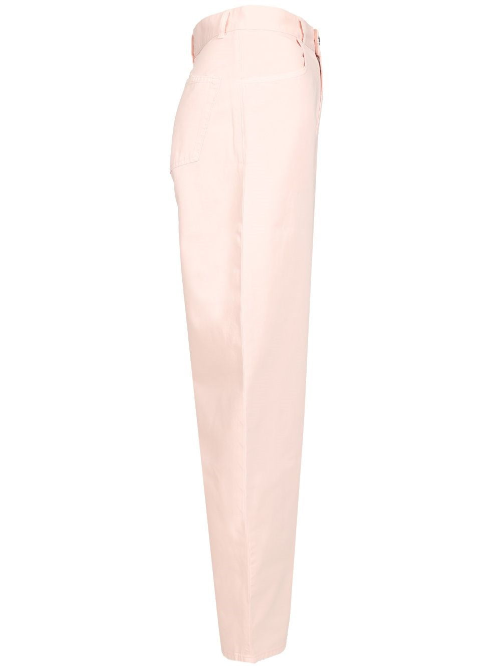 Alaïa Women Curved Dyed Denim Jeans ALAIA