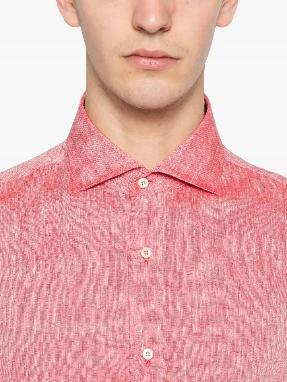 Brunello Cucinelli Men Linen Shirt BRUNELLO CUCINELLI