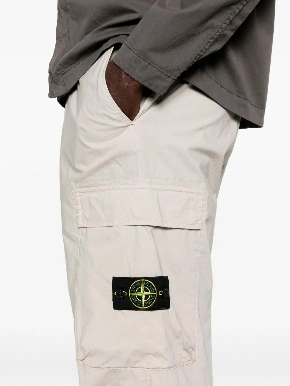 Stone Island Men Stretch Cotton Tela `Paracadute` Pants STONE ISLAND