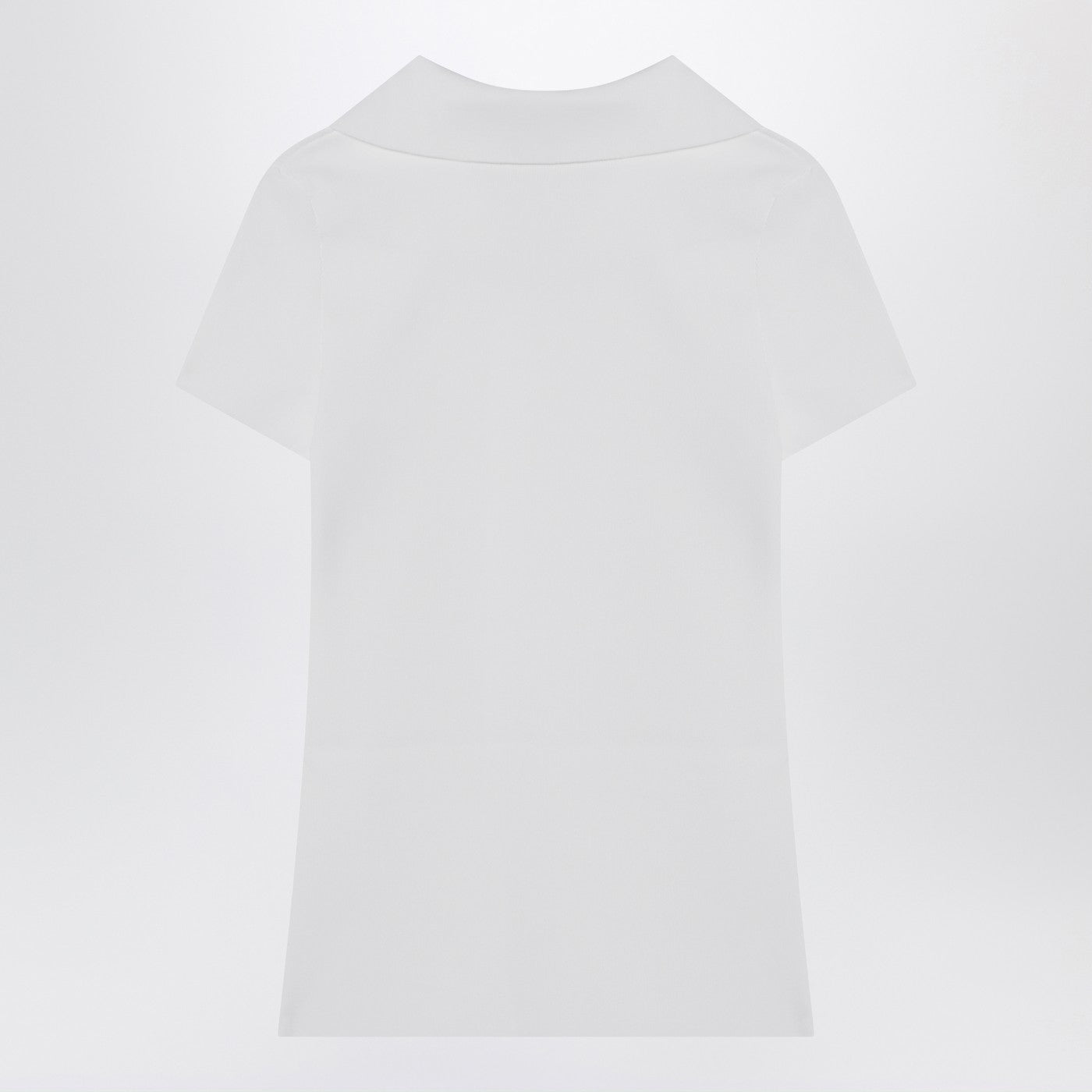 Balenciaga White Short-Sleeve Nano Bb Tank Top Women BALENCIAGA