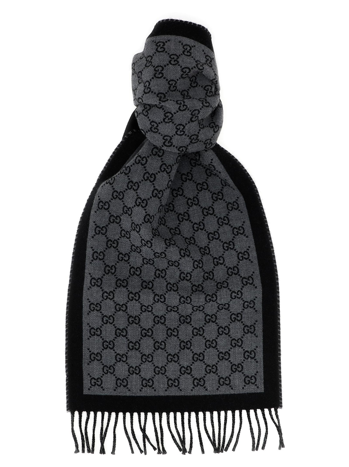 Gucci Men Gg Jacquard Scarf GUCCI