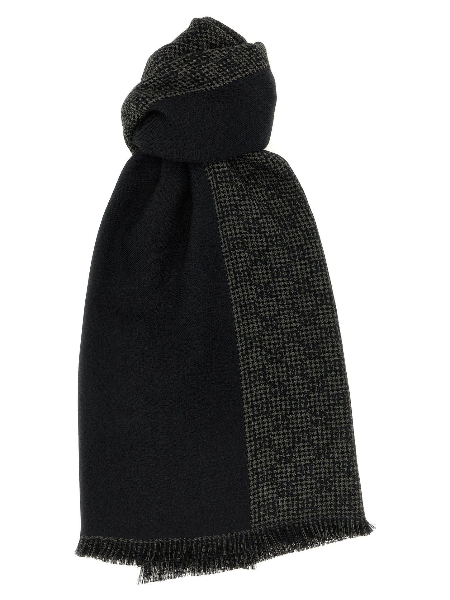 Gucci Men Wool Silk Scarf GUCCI