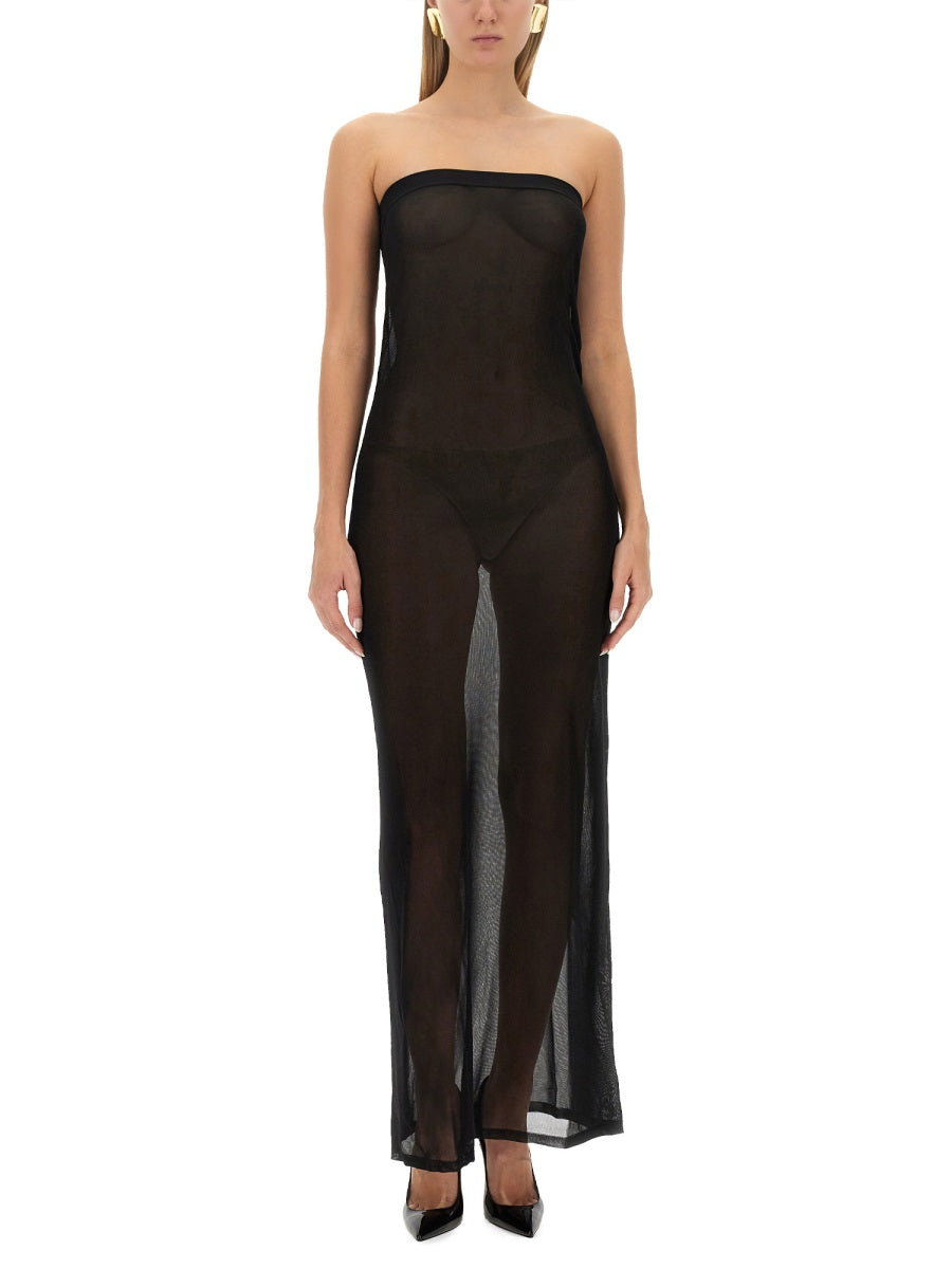 Saint Laurent Women Strapless Dress SAINT LAURENT