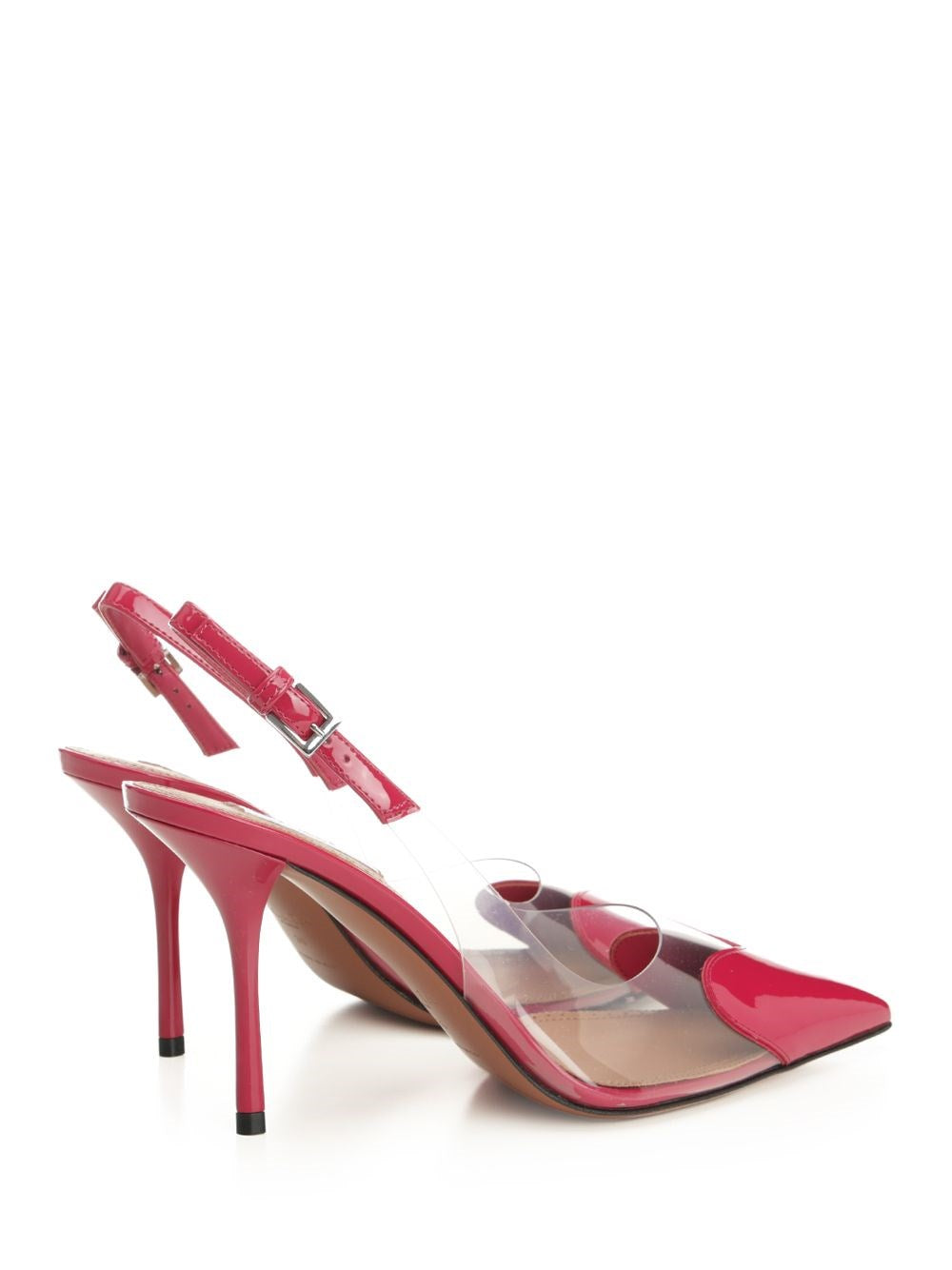 Alaïa Women Le Cœur Patent Leather Slingback ALAIA