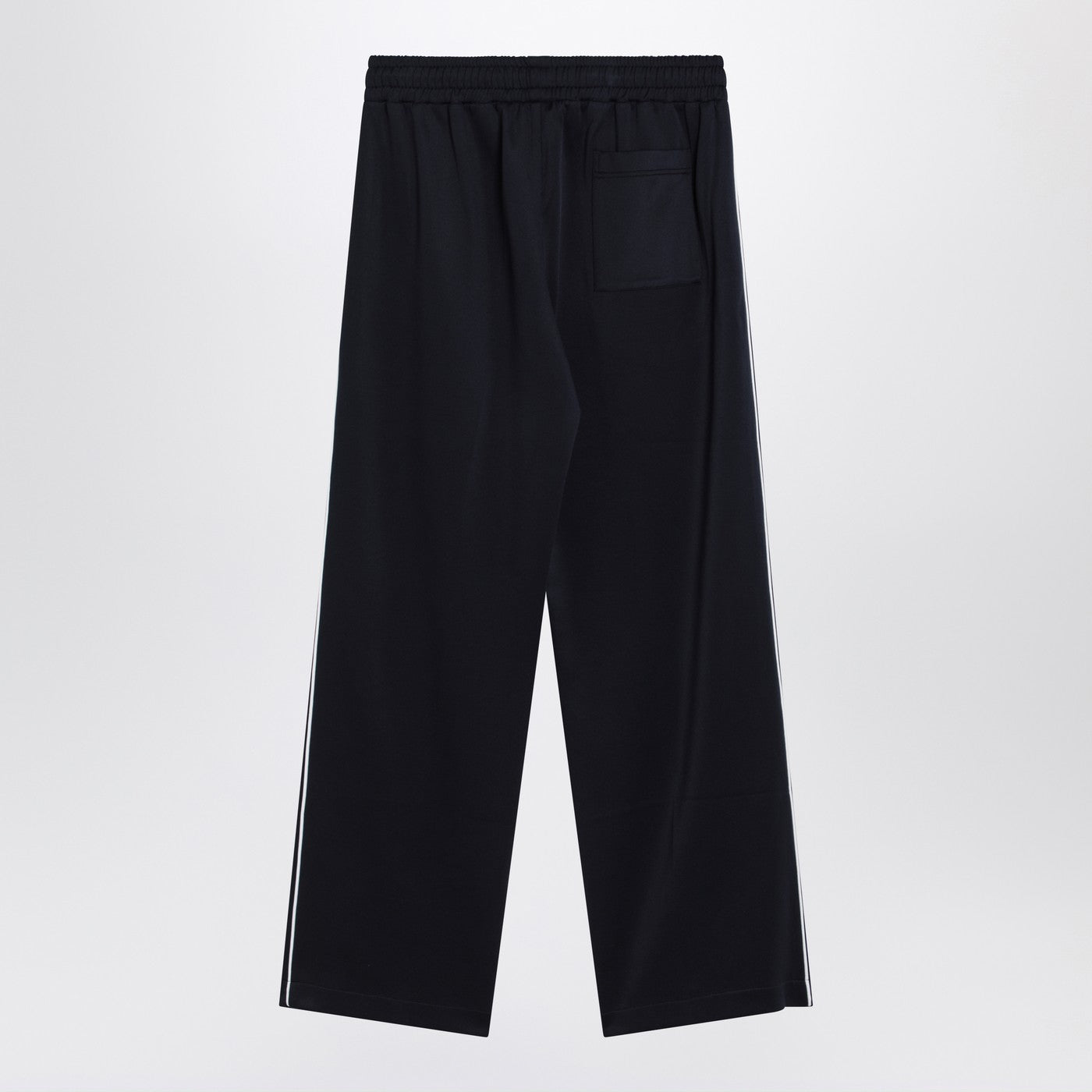 Gucci Navy Blue Pants In Technical Jersey Men GUCCI