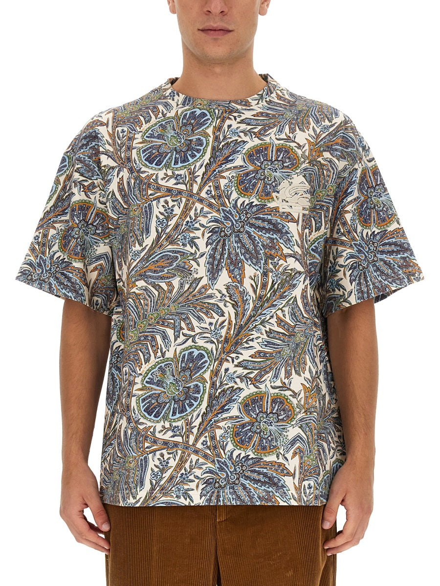 Etro Men Floral Print T-Shirt ETRO