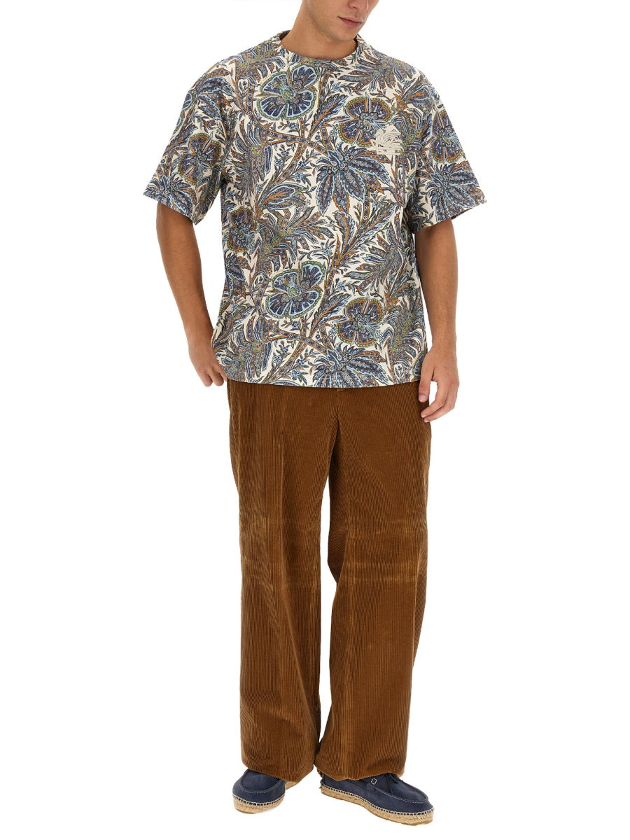 Etro Men Floral Print T-Shirt ETRO