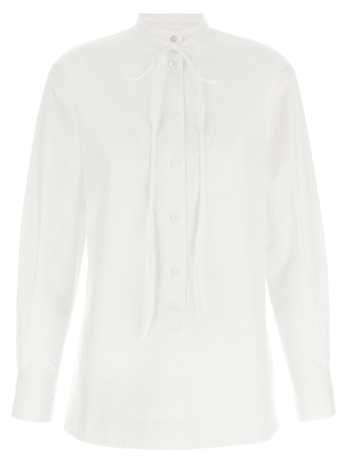 Gucci Women Double G Embroidery Shirt GUCCI