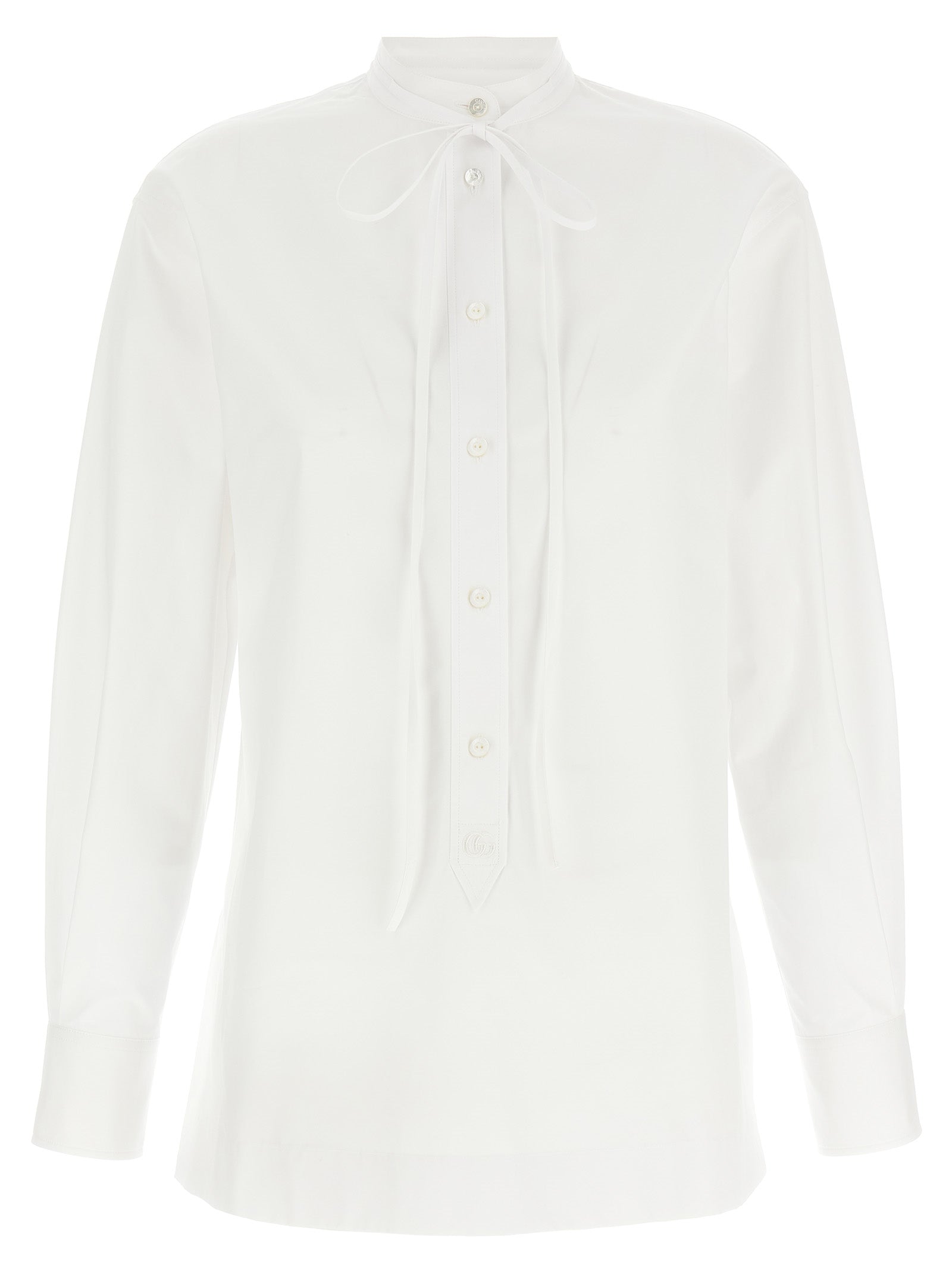Gucci Women Double G Embroidery Shirt GUCCI