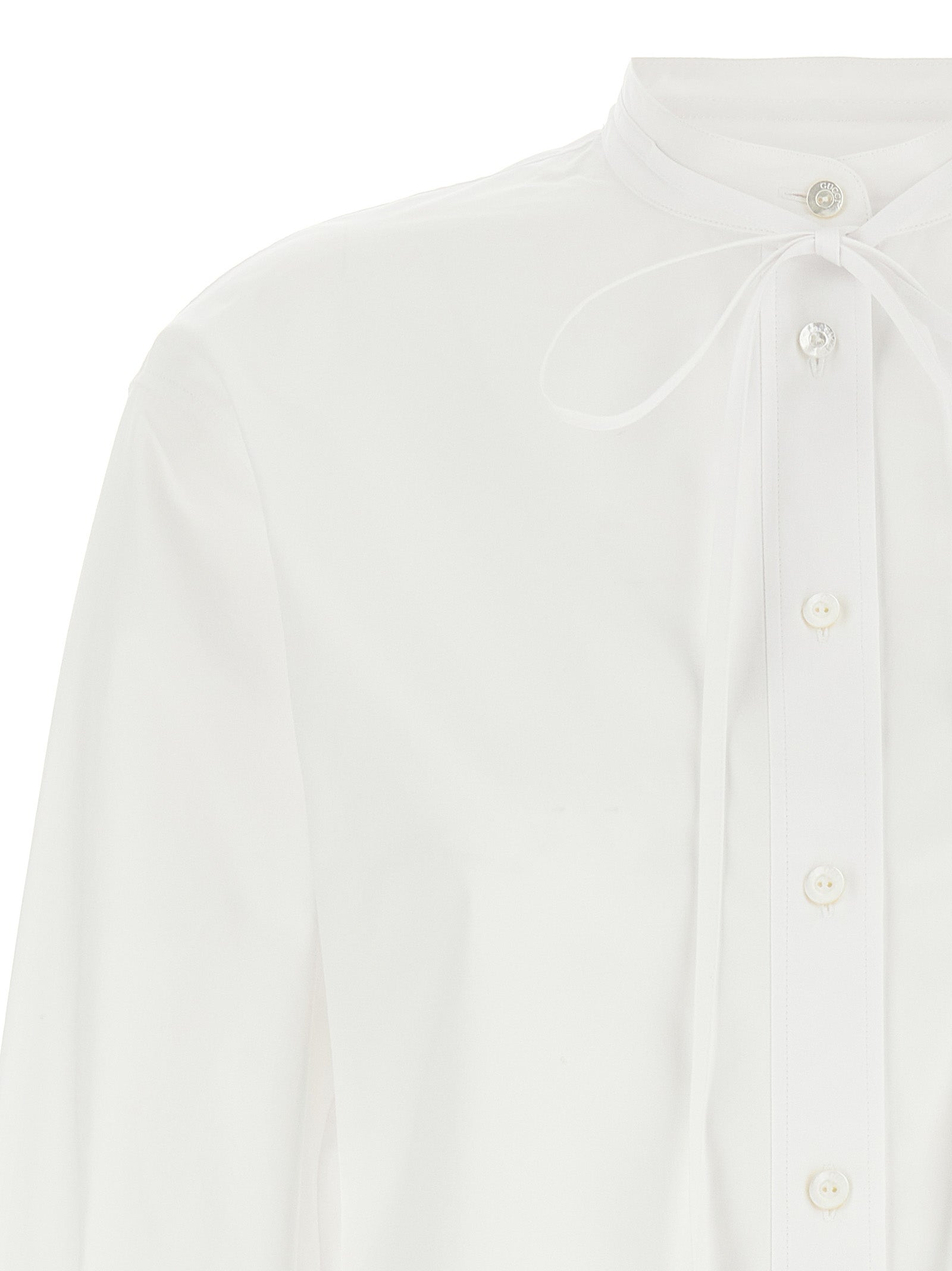 Gucci Women Double G Embroidery Shirt GUCCI