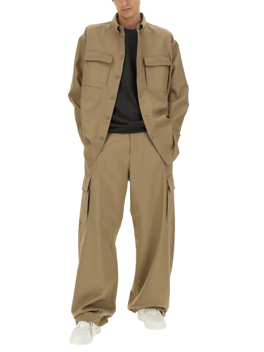 Off-White Men Oversize Fit Shirt OFF-WHITE