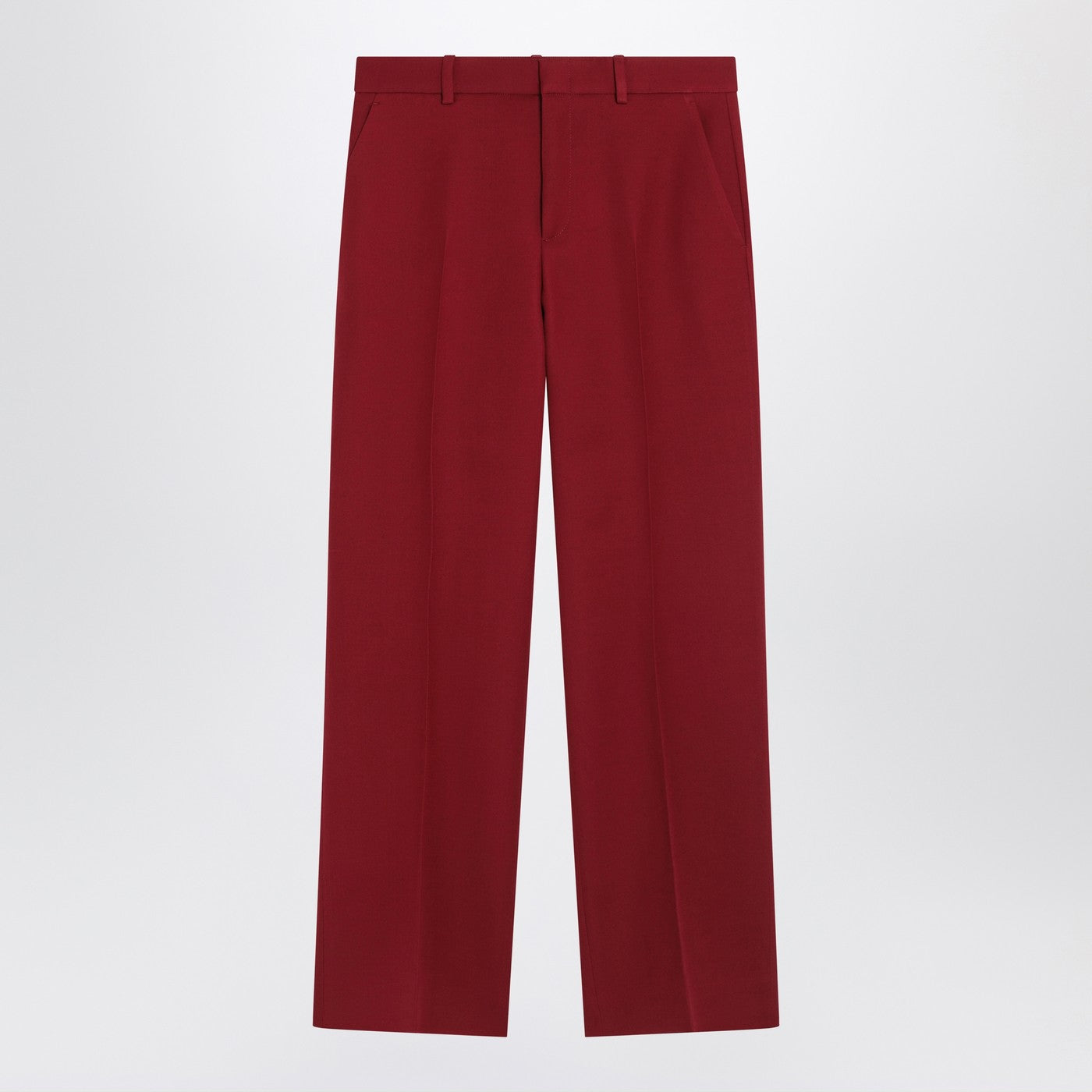Gucci Classic Trousers In Anchor Red Women GUCCI