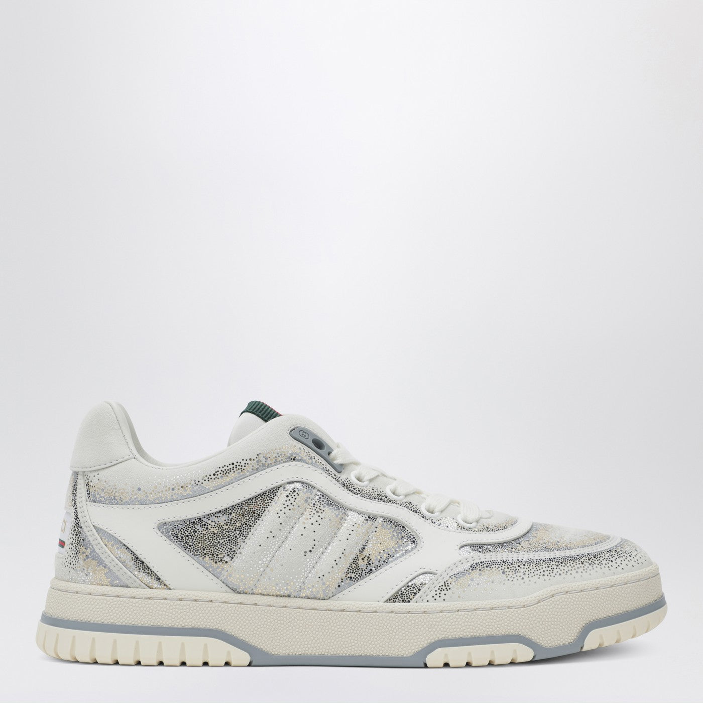 Gucci Gucci Re-Web Glitter White/Grey Gradient Sneakers Women GUCCI