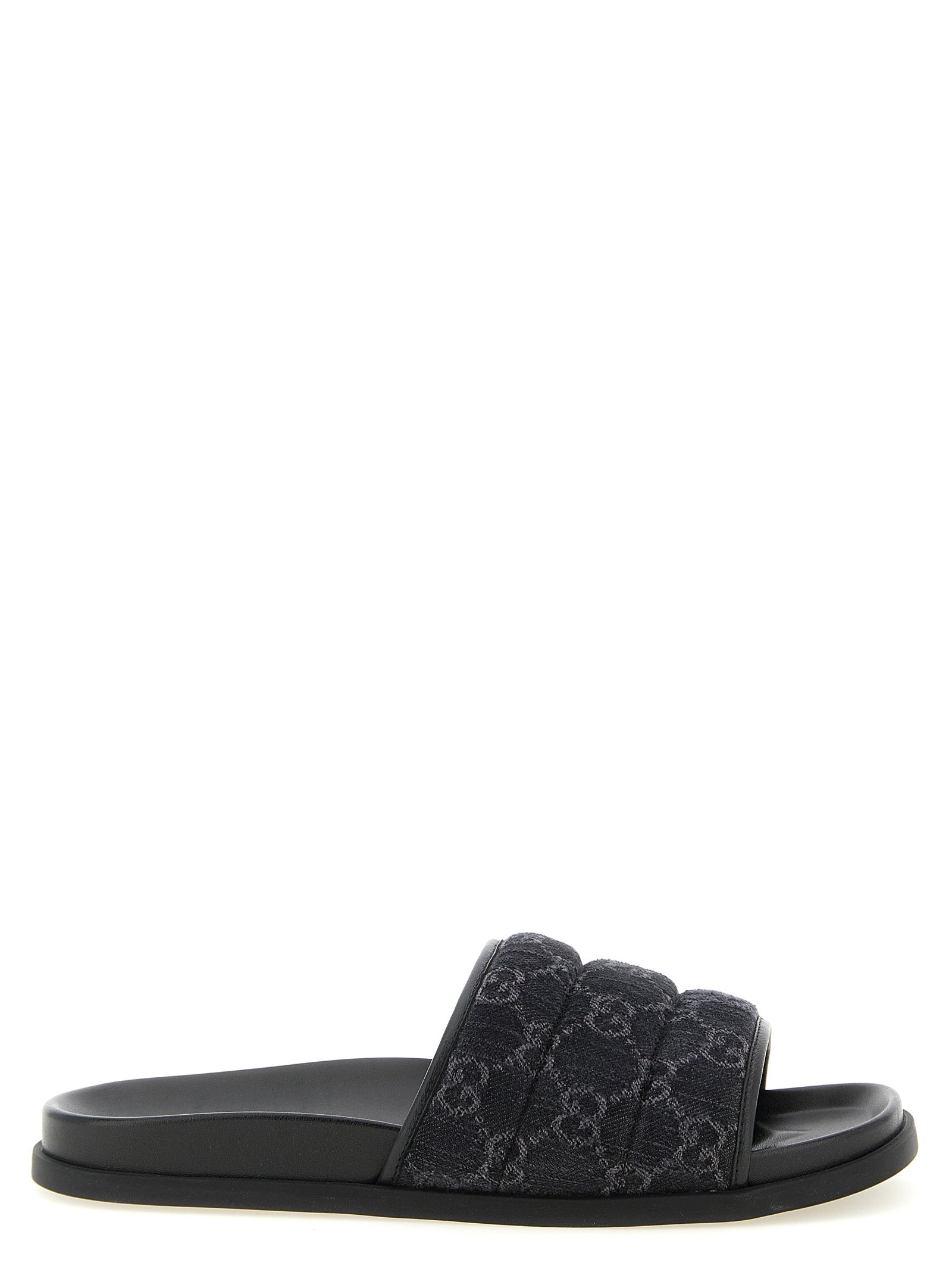 Gucci Men Gg Denim Slides GUCCI