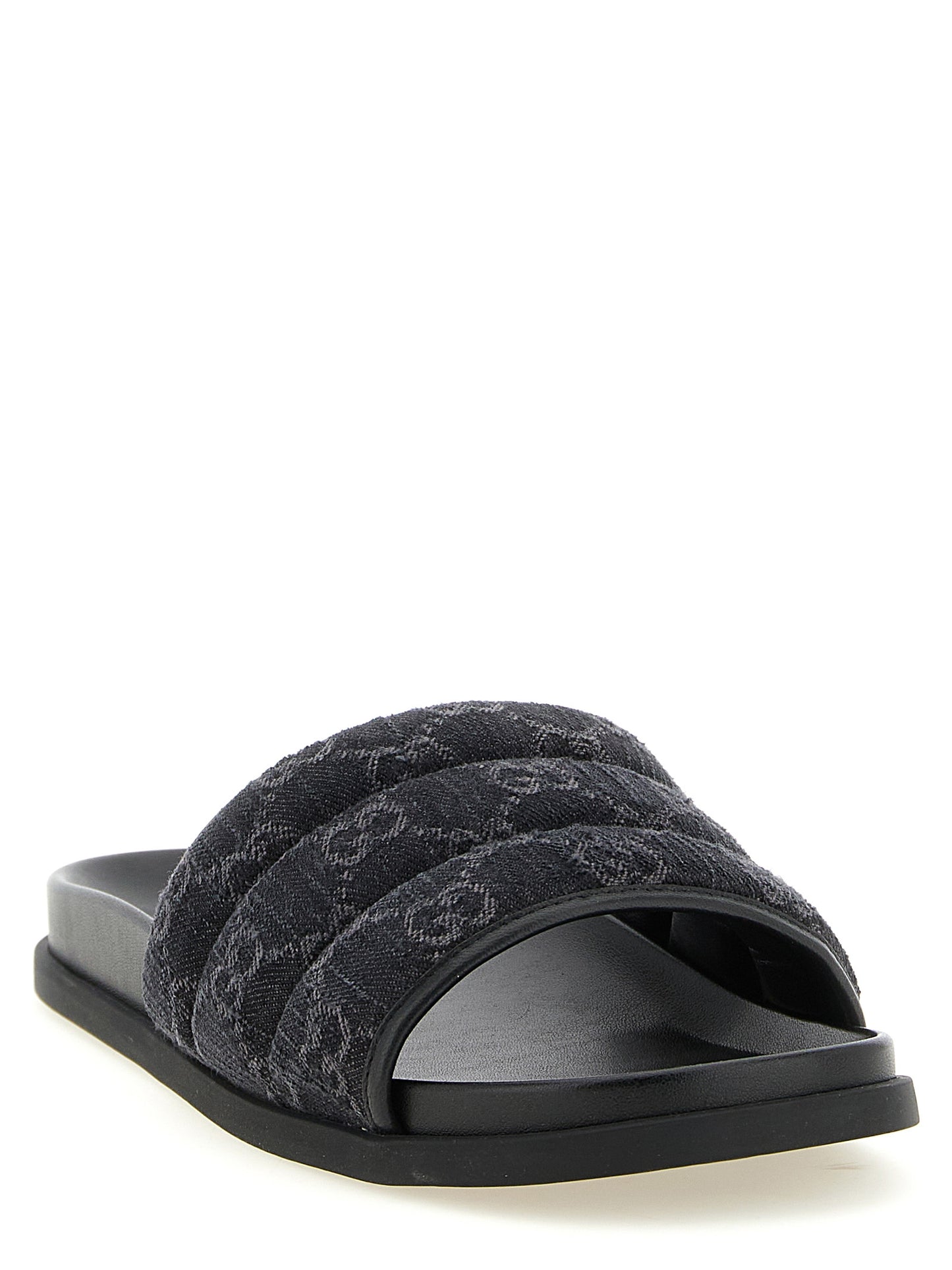 Gucci Men Gg Denim Slides GUCCI