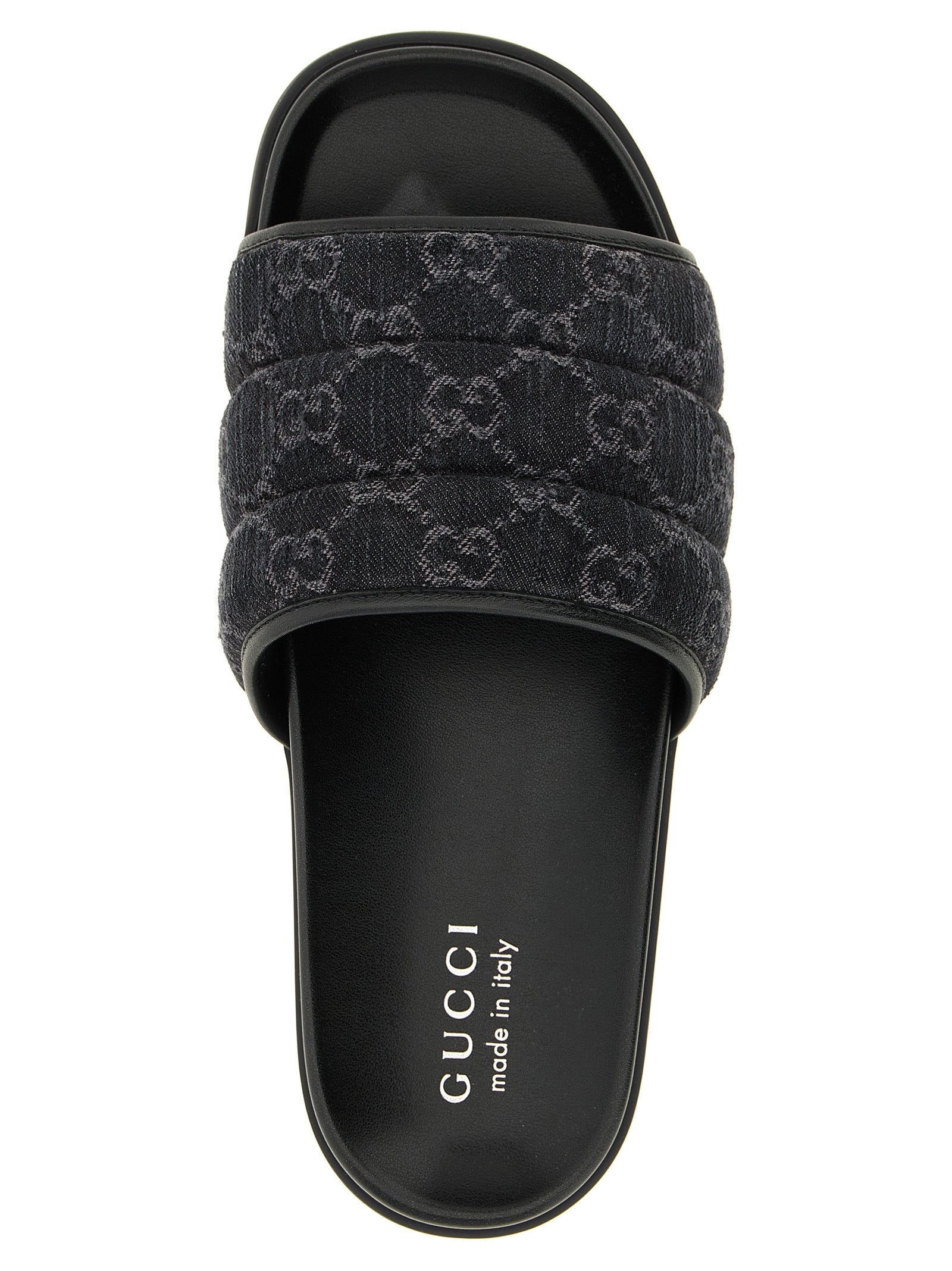 Gucci Men Gg Denim Slides GUCCI