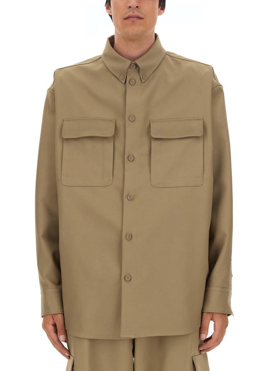 Off-White Men Oversize Fit Shirt OFF-WHITE