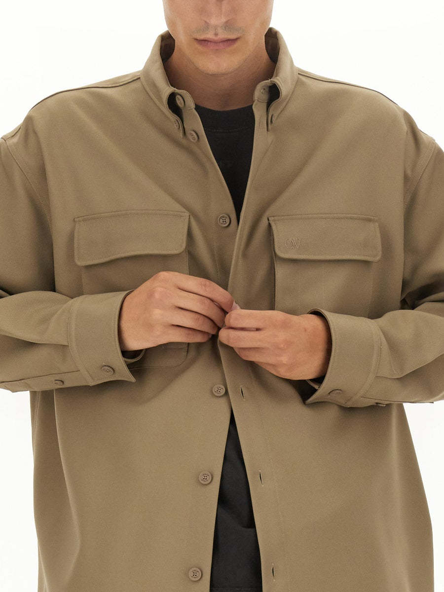 Off-White Men Oversize Fit Shirt OFF-WHITE