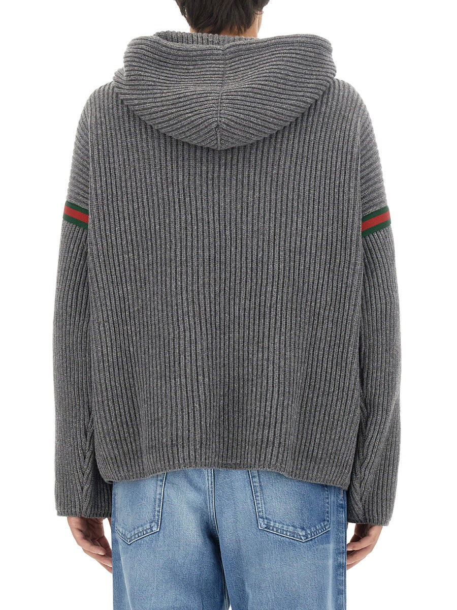 Gucci Men Cashmere And Wool Sweater GUCCI