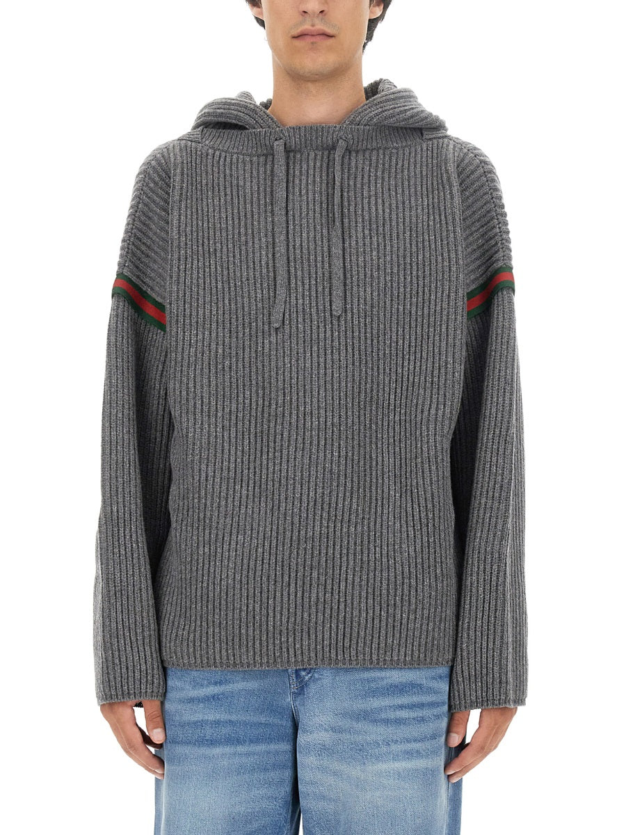 Gucci Men Cashmere And Wool Sweater GUCCI