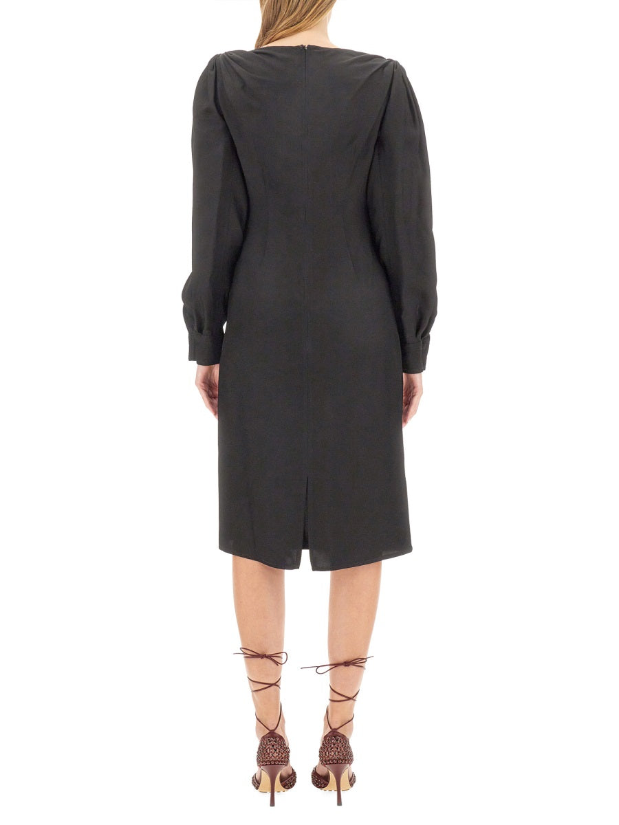 Bottega Veneta Women Viscose Midi Dress BOTTEGA VENETA