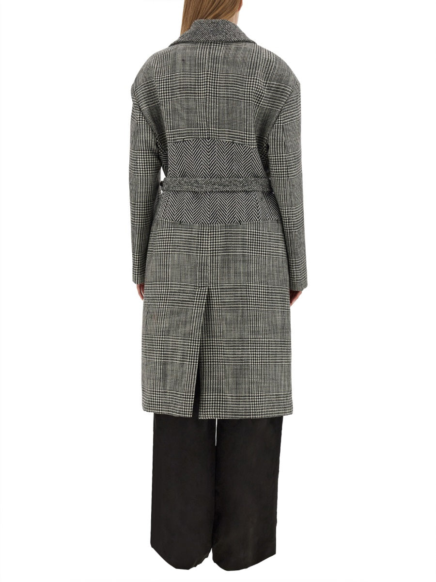Tom Ford Women Wool Patchwork Coat TOM FORD