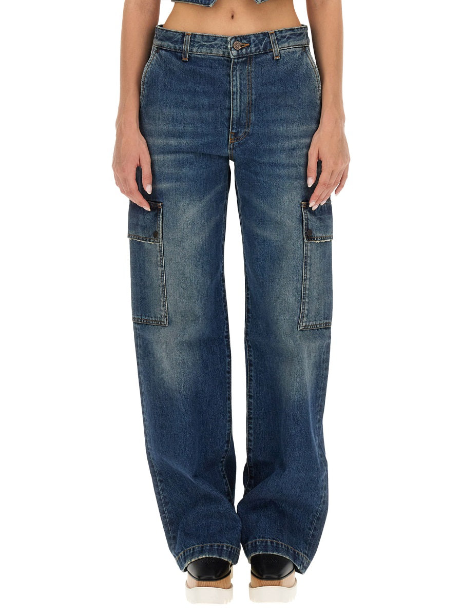 Stella Mccartney Women Cargo Jeans STELLA MCCARTNEY