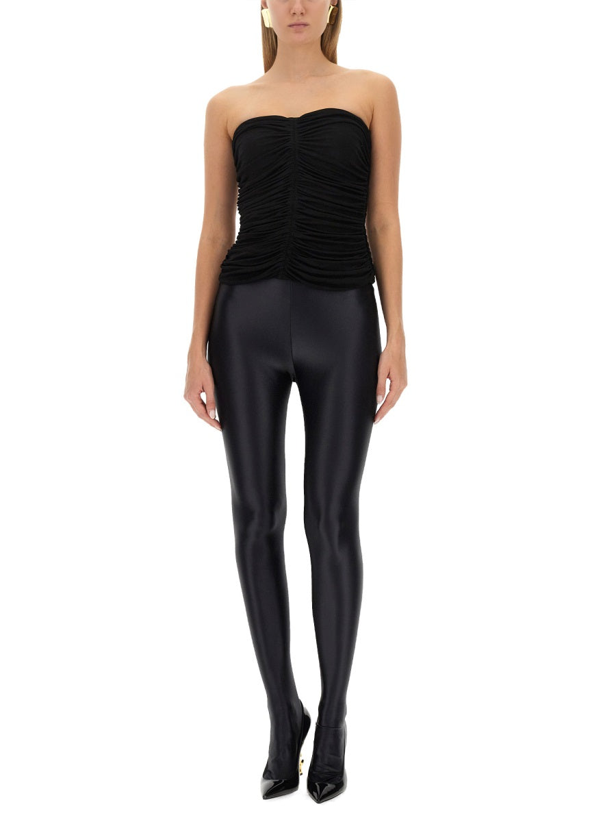 Saint Laurent Women Crepe Jersey Bustier SAINT LAURENT