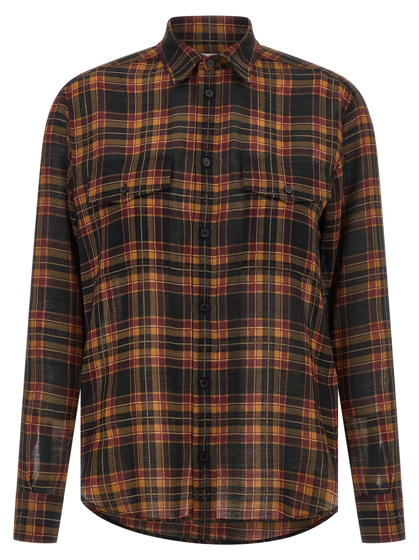 Saint Laurent Women 'Cassandre' Lavallière Shirt